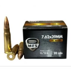 MFS 7,62x39 8g FMJ 124gr értékcsökkent