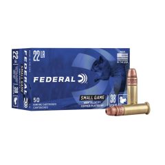 Federal 22LR Small Game Copper Plated HP 38gr