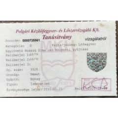 Bühag 12/70 sörétes dupla puska, használt