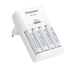   Panasonic Eneloop akkumulátor 4XAA 2000 mAh + 10 órás töltő