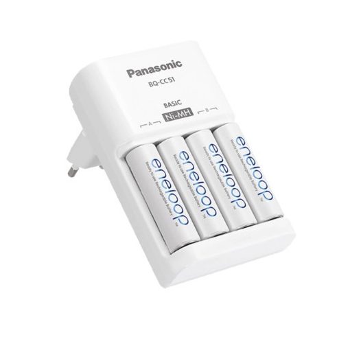 Panasonic Eneloop akkumulátor 4XAA 2000 mAh + 10 órás töltő