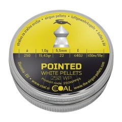   Coal Léglőszer 5,5/250 White Pellets Pointed 1g/15,43gr hegyes