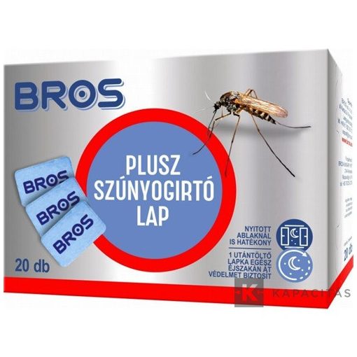 Bros Szúnyogirtó utántöltő lapka elektromos készülékhez 20db