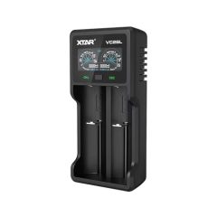 XTAR VC2SL univerzális két öblös töltő LCD 