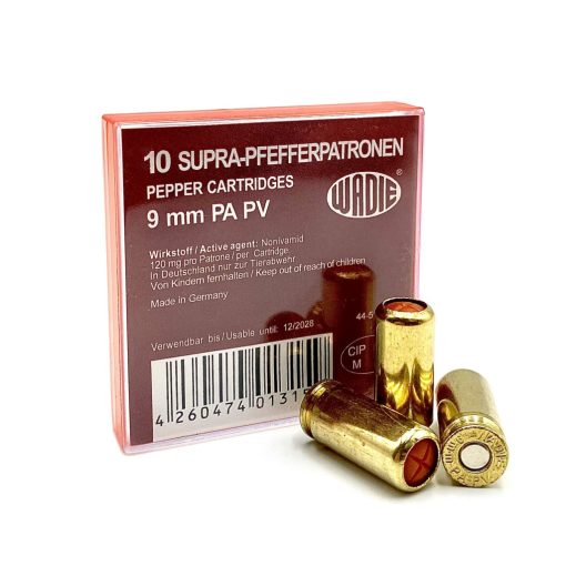 Wadie 9mm PA PV Pepper Supra gáz lőszer 10db/csom