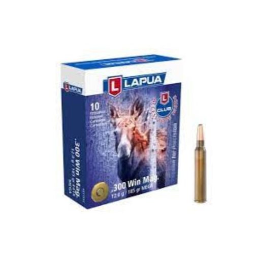 Lapua 300 Win Mag Mega 185gr/12g