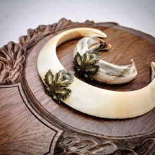 Vaddisznó agyartakaró bronz