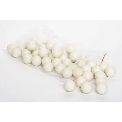 Gumigolyó 19,3 mm fehér (4027) 