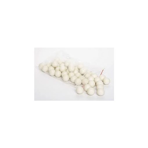 Gumigolyó 19,3 mm fehér (4027) 