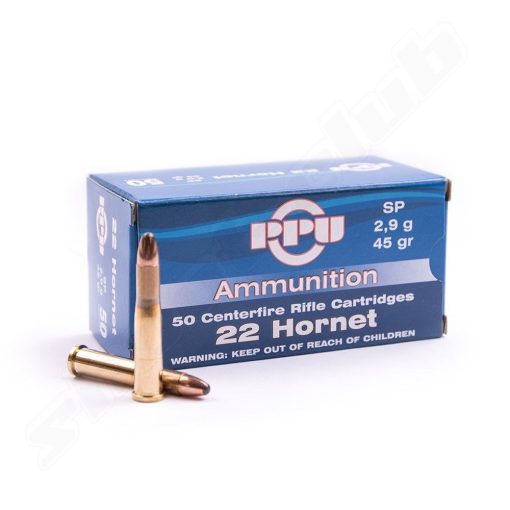 PPU .22 Hornet / 2,9 g – 45 grs / TM – SP ( A-193 )