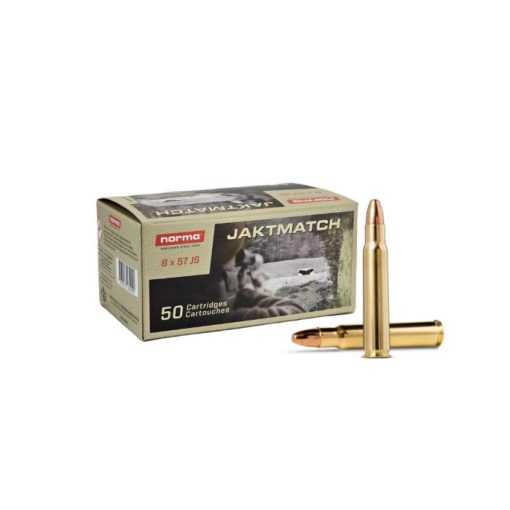 Norma 8x57JS FMJ Jaktmatch 8,0g 123gr