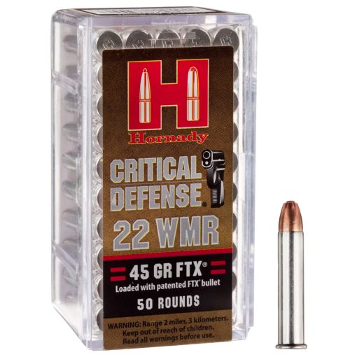 Hornady 22 Win Mag FTX 2.9g 45gr CritDe