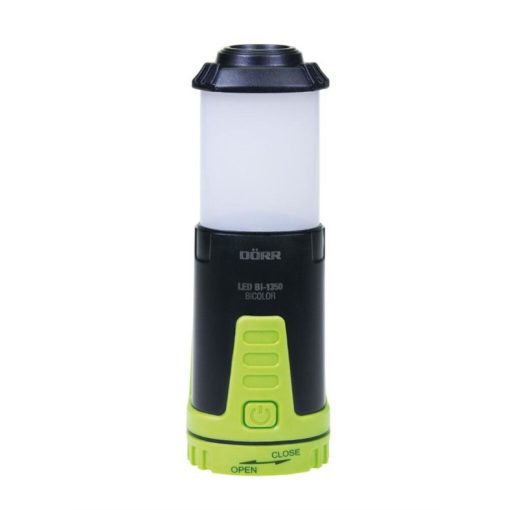 Dörr Bi-1350 két színárnyalatú LED kempinglámpa, fekete/neonsárga D980546
