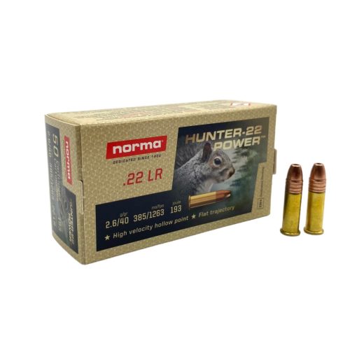 Norma 22Lr Hunter-22 Power 40gr (2,6g) 385m/s