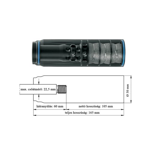 ERA hangtompító SOB3D-046A ERA LOC/6,5mm .264