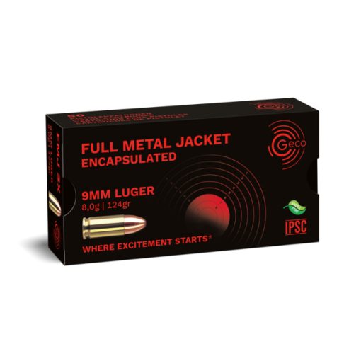 GECO 9mm Luger FMJ 8g (124gr)